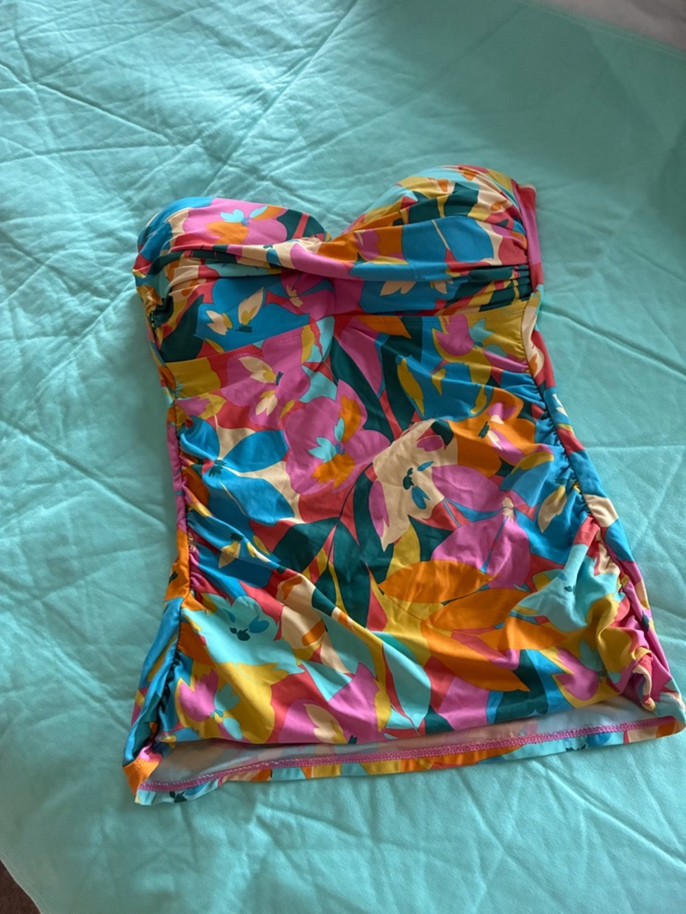 Floral Strapless tankini
